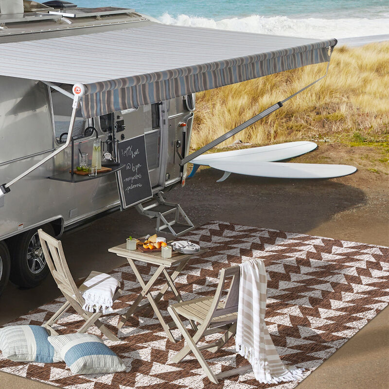 andratx Modern Tribal Geometric Indoor/Outdoor Area Rug