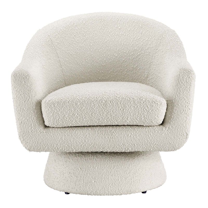 Astral Boucle Fabric Boucle Fabric Swivel Chair image number 4