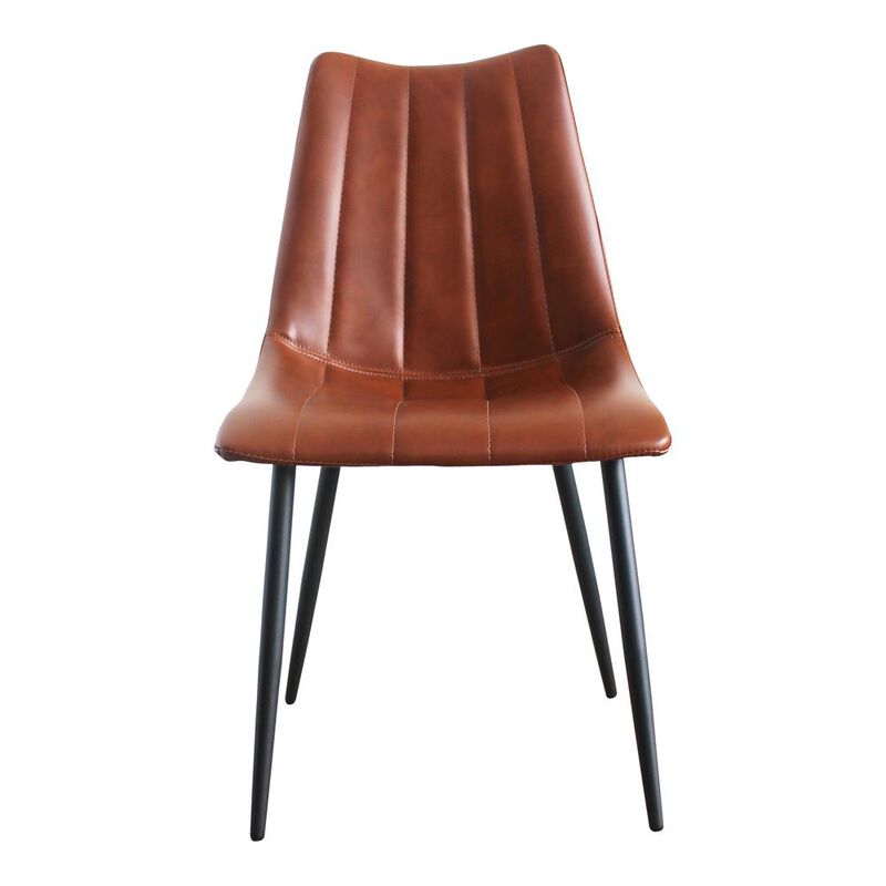 Moe's Home Collection ALIBI DINING CHAIR BROWN-SET OF TWO