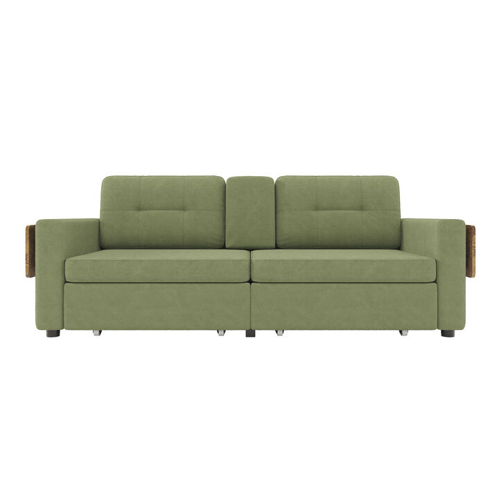 Pismeg  Pull-Out Storage Drawers Loveseat