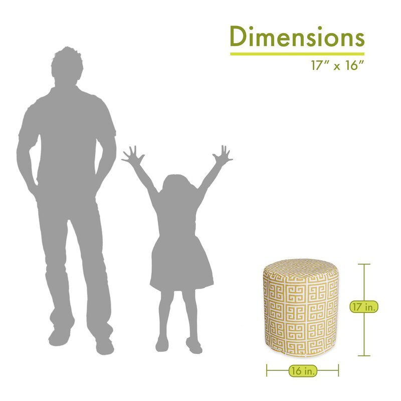 Majestic Home Goods Pouf Towers Citrus