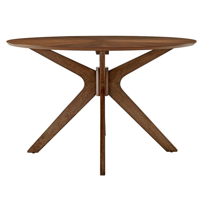 Crossroads 47" Round Wood Dining Table image number 2