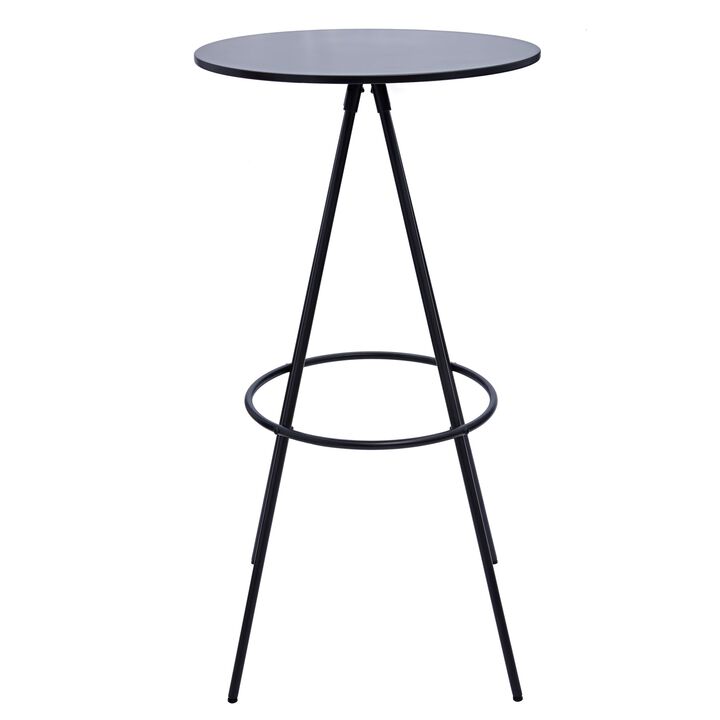 Modern MDF top Bartable with metal table legs