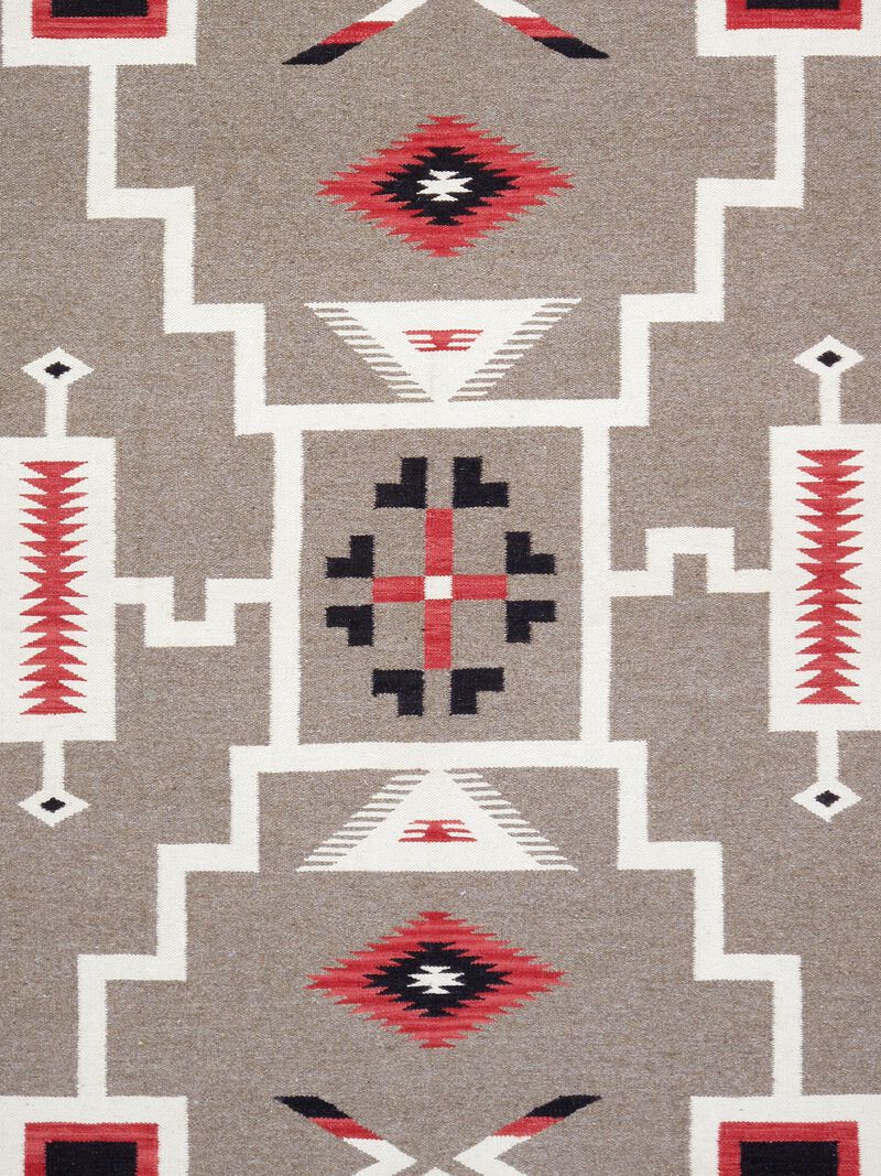 Pasargad Home Tuscany Reversible Wool Mocha Area Rug- 4'10'' X 7' 0'' image number 1