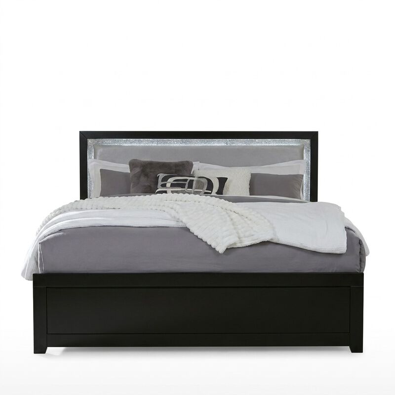 Raechalla Black Queen Bed image number 0
