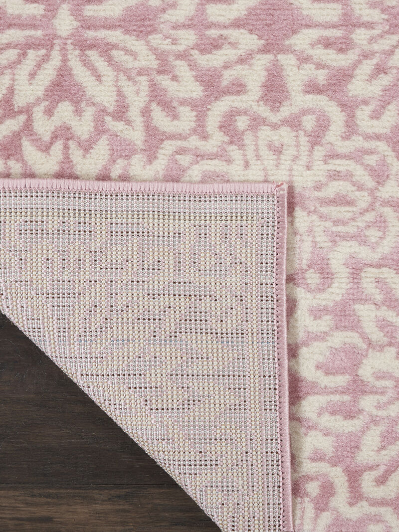 Jubilant JUB06 Ivory/Pink 2'3" x 7'3" Rug