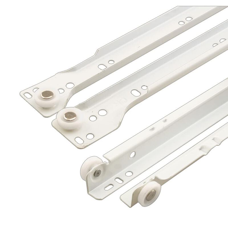Prime-Line R 7211 Drawer Slide Kit - Replace Drawer Track Hardware - Self-Closing Design -Fits Most Bottom/ Side-Mounted Drawer