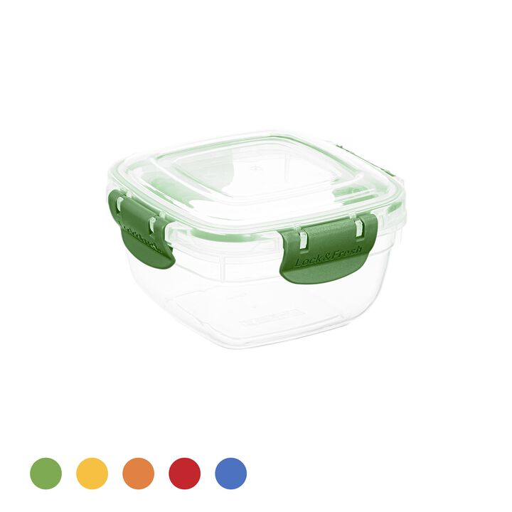 16 oz Seal Square Container, Green
