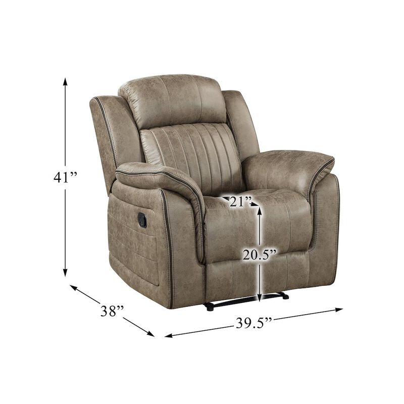 Lexicon Centeroak Microfiber Reclining Chair