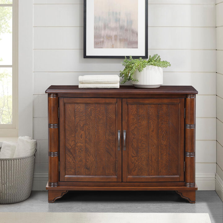 40" Console Table with Storage Shelf, Retro Entryway Table with Adjustable Storage Shelf, Sofa Couch Table