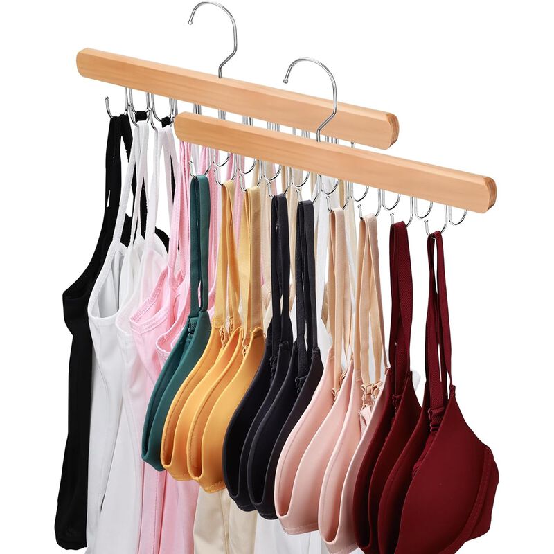 2-Pack Space-Saving Pants Hangers | Non-Slip Multi-Layer Closet Organizer Rack image number 0