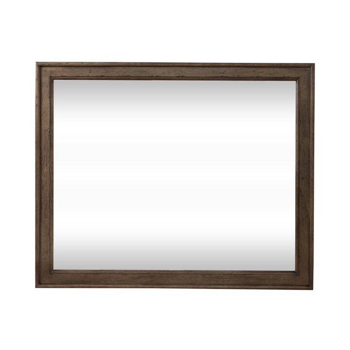 Liberty Furniture Landscape Mirror Traditional Multi in Dusty Taupe