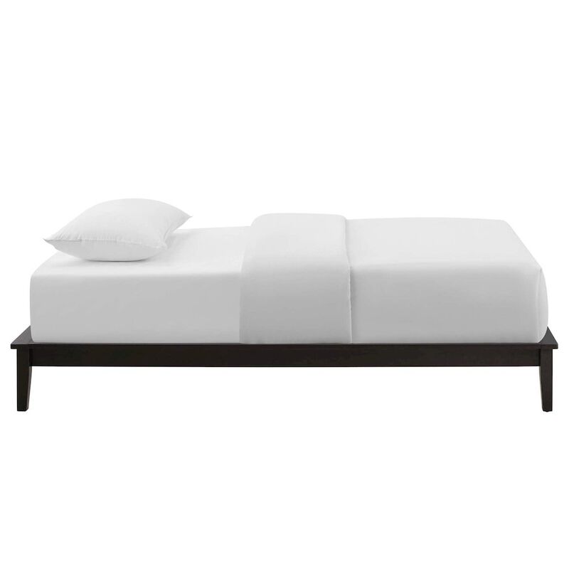 Lodge Wood Twin Platform Bed Frame image number 3