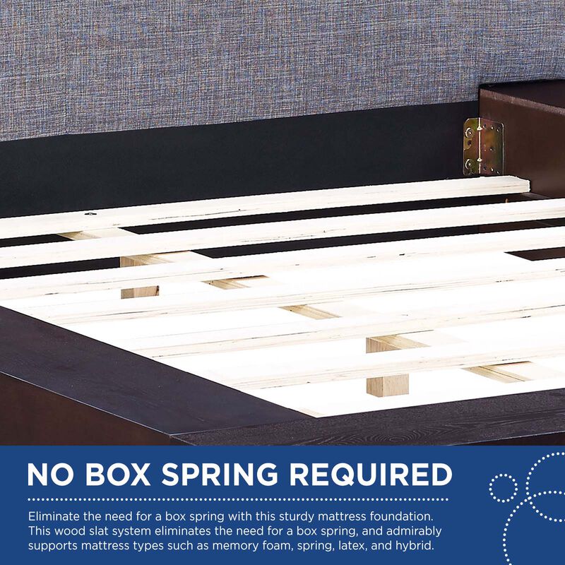 Modway - Freja Queen Fabric Platform Bed image number 5