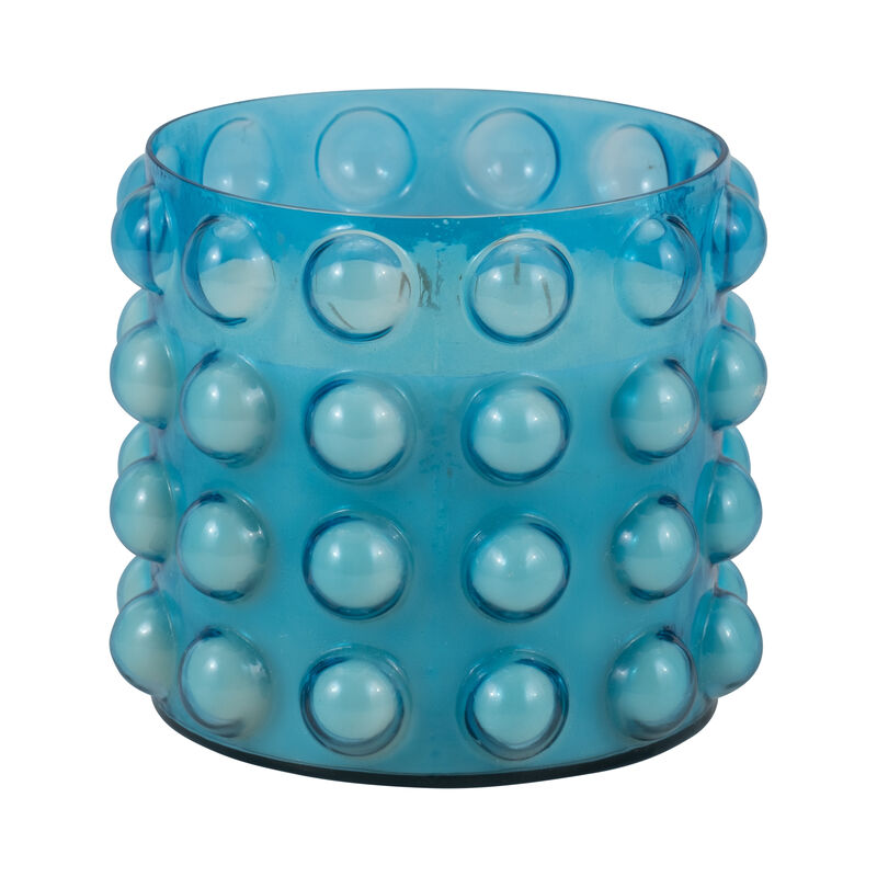 Glass, 9" 102 Oz Bubble Candle image number 2
