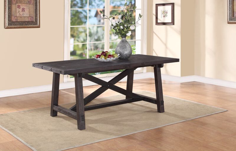 Yosemite Solid Wood Rectangular Extension Table image number 2