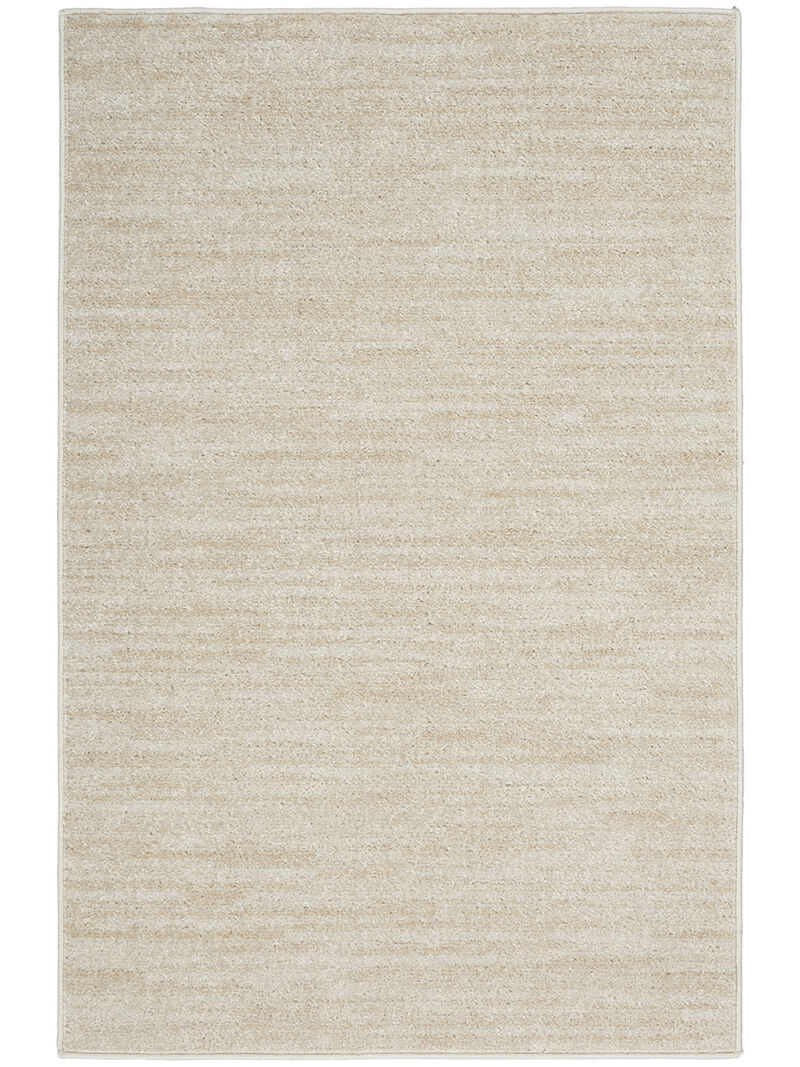 Nourison Essentials NRE01 Ivory/Beige 2'2" x 10' Rug image number 0