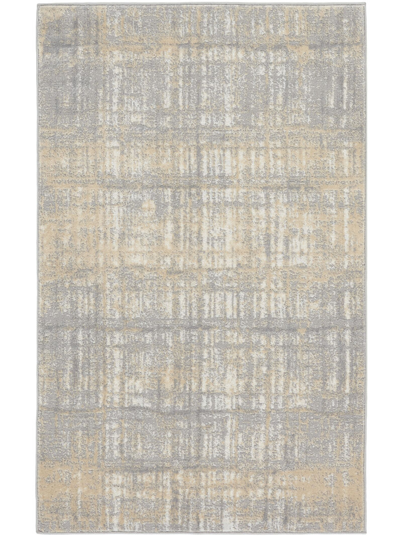 CK005 Enchanting ECH05 Gray/Ivory 3'2" x 5' Rug