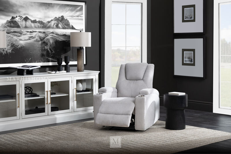 Primetime Rocking Recliner in Gray image number 4