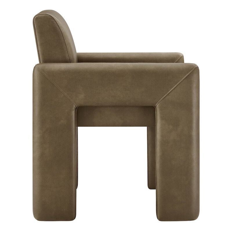 Daven Vegan Leather Dining Armchair image number 3