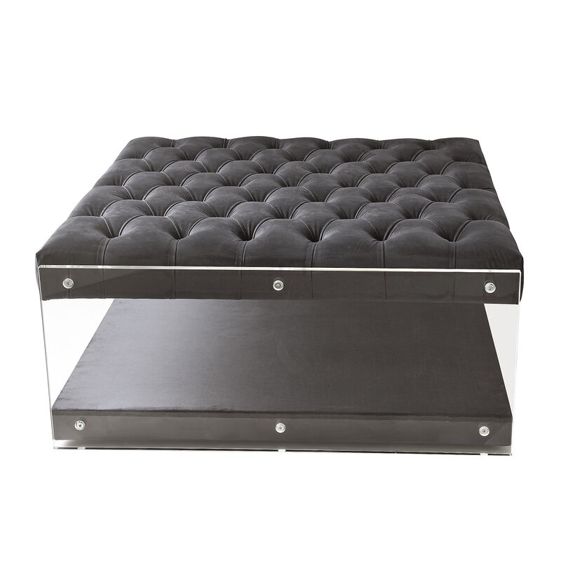 Inspired Home Brie Ottoman