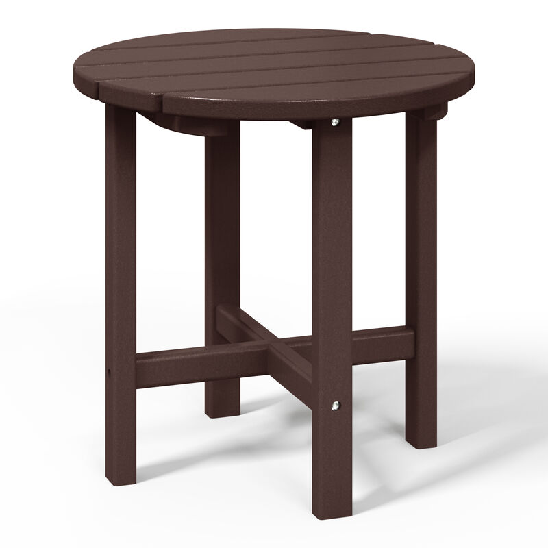 WestinTrends Adirondack Round Outdoor Side Table