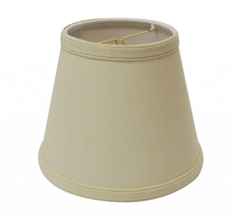 Hivvago Beige Linen Empire Lamp shade 10"W Bottom
