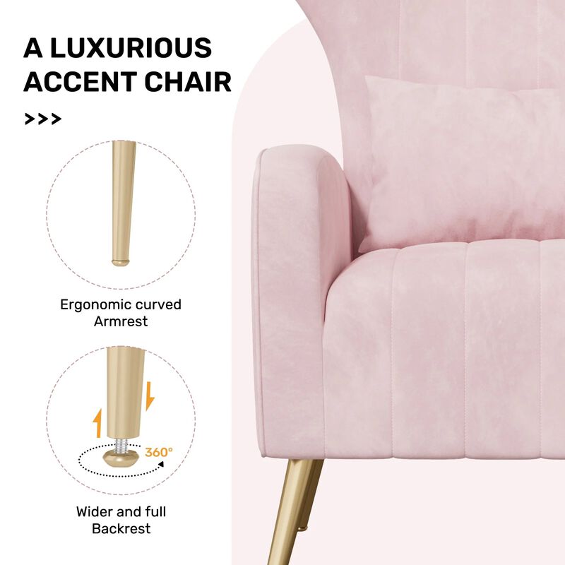 Modern Accent Chair Armchair for Living Room Bedroom Single Sofa Lounge Seating image number 4