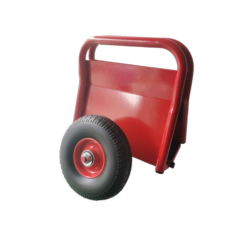 ELEMENT ACE Heavy Duty 1000 LBS Load Capacity Panel Slab Dolly with 10 Inch Solid Rubber Tires Auto Clamp Design for Drywall Sheet Door Material All Terrain Movement image number 4