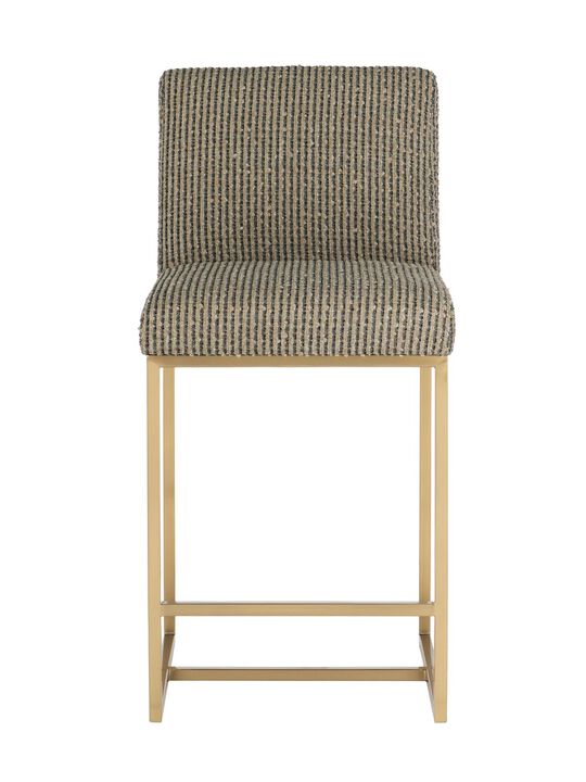 Pinrose Tipi Taupe Armless Stool
