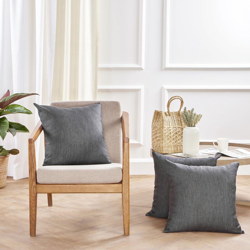 Solino Home 100% Pure Linen Pillow Cover - Montauk