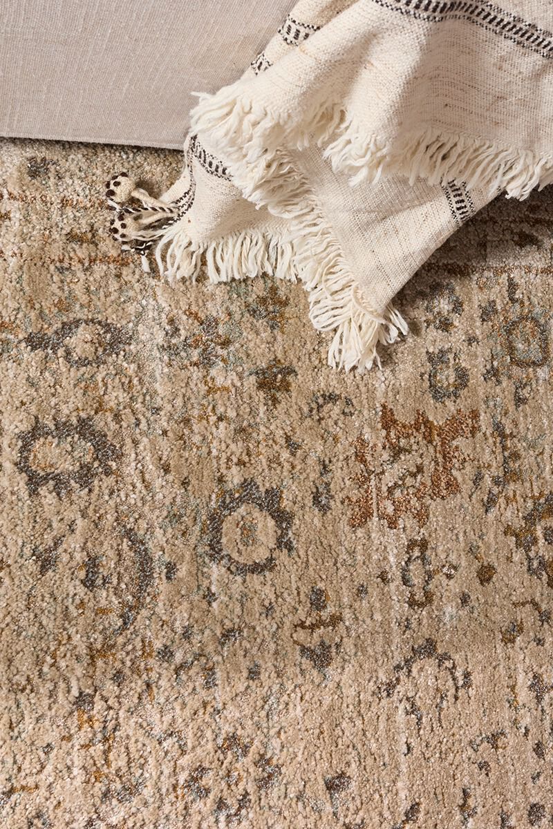 Patterned Silence Noelle Sandshell 8'6" x 12' Rug image number 7