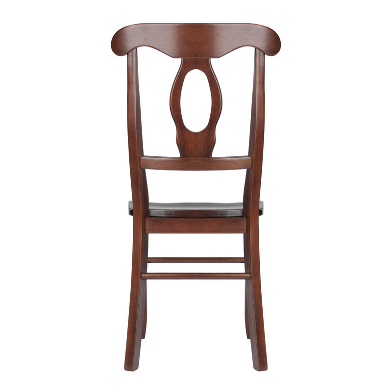 Renaissance 2-Pc Key Hole-back Chair Set, Walnut