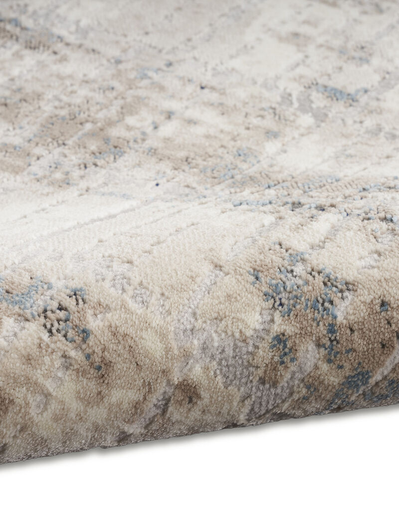 CK022 Infinity IFN02 Ivory/Gray/Blue 4' x 6' Rug