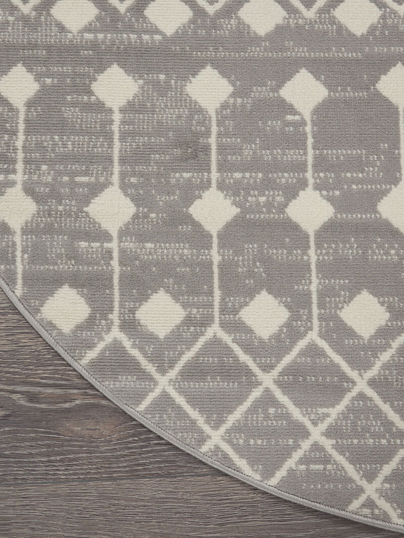 Grafix GRF37 Gray 8'6" x 12' Rug