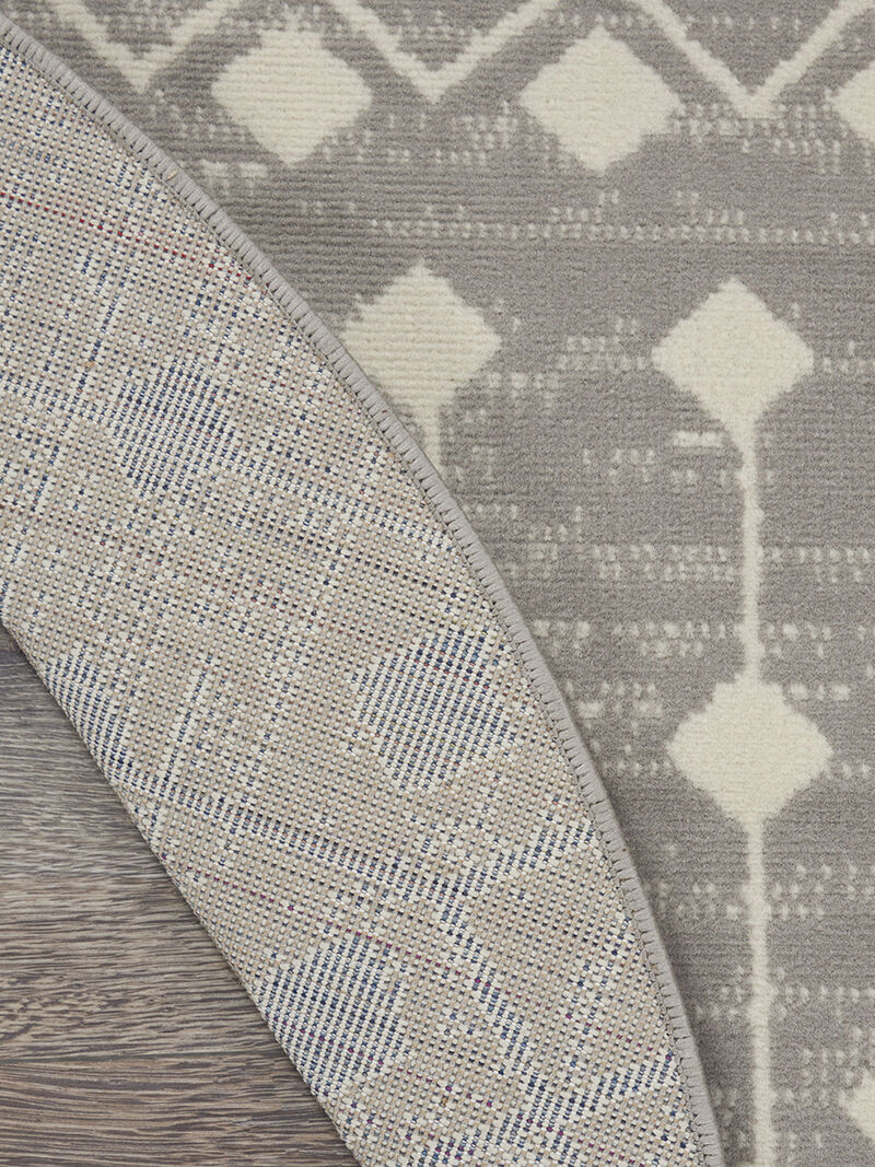 Grafix GRF37 Gray 8'6" x 12' Rug