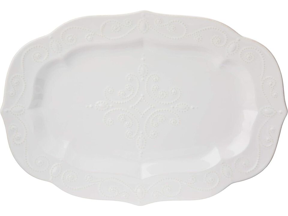 Lenox French Perle Large Serving Platter