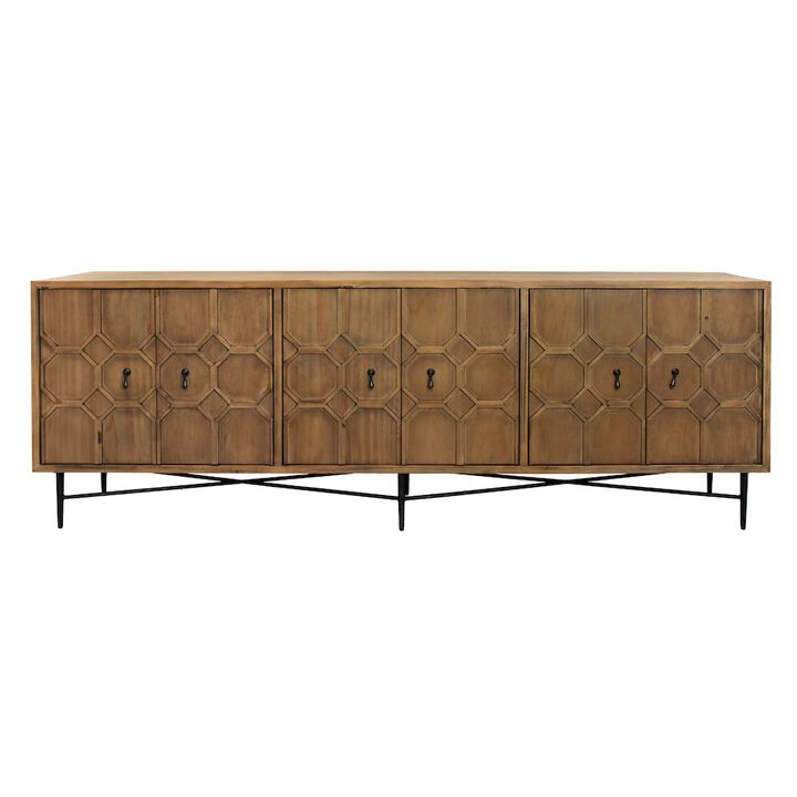 Alex Hamilton Samara 6-Door Sideboard - Natural