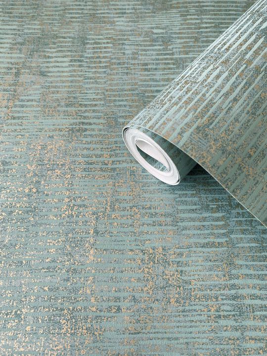Elegance Stripy Shimmer Green Wallpaper DWP0357-01