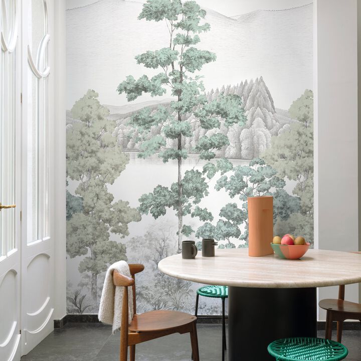 Orom II Photographic All-over Print Green Mural A73701