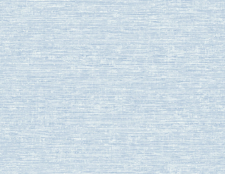 Tiverton Sky Blue Faux Grasscloth Wallpaper