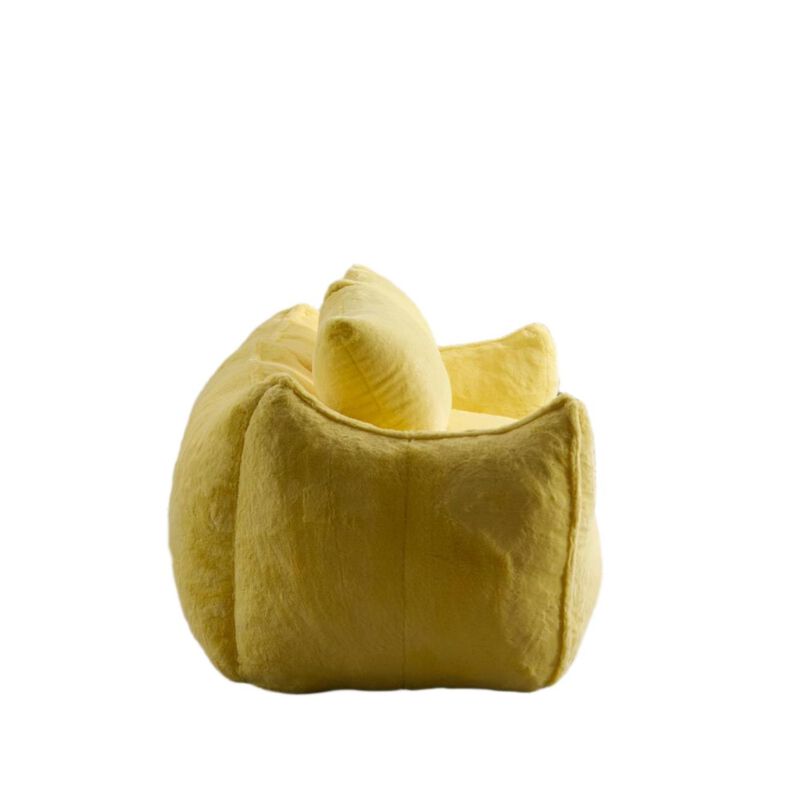 Whisen Giant Bean Bag Couch Ultra Soft Fluffy Loveseat Oversized Chase Lounge Chair with Pillows image number 3