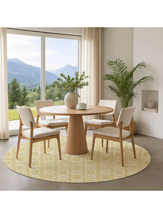 The Reserve TR3 Wheat 8' Round Rug