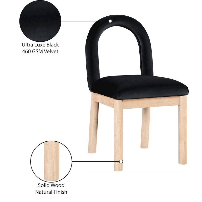 Meridian Furniture Conrad Velvet Dining Chair