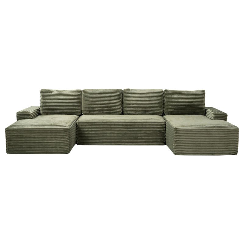 Lupsom Compressible U-Shaped Sectional Sofa image number 2