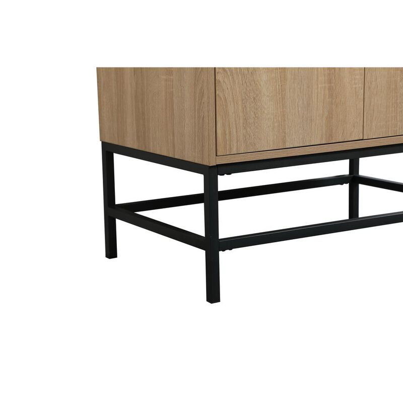 Elegant Kitchen and Bath 30 inch Single bathroom vanity in mango wood