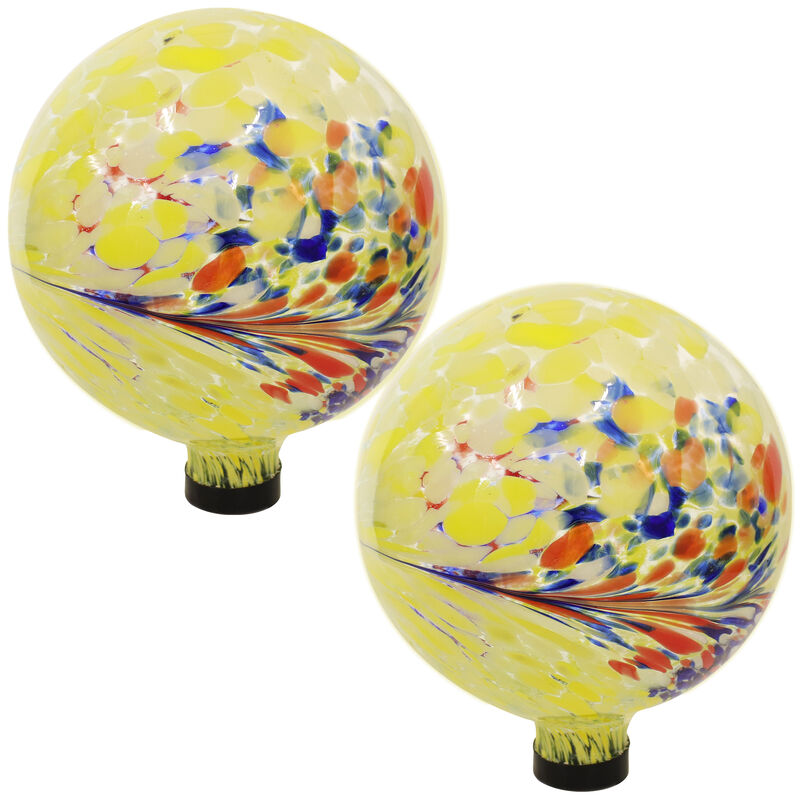 Sunnydaze Glass Gazing Globe- 10 in