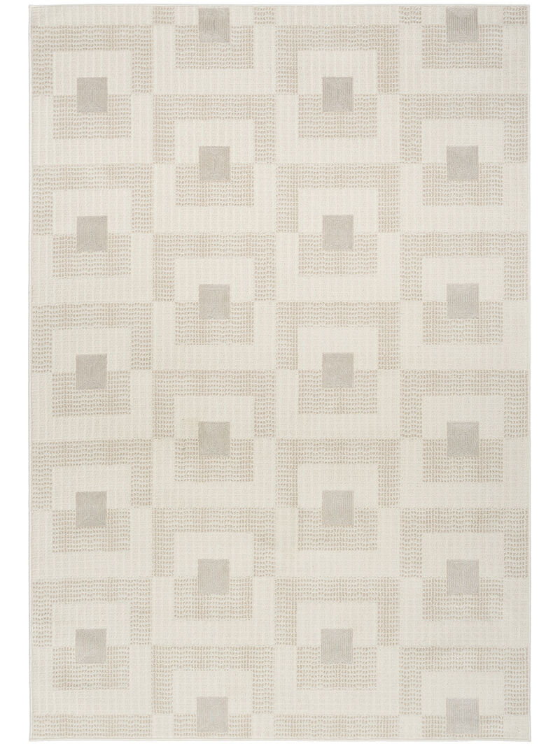 Nordic NRC05 Ivory/Beige 5' x 7' Rug