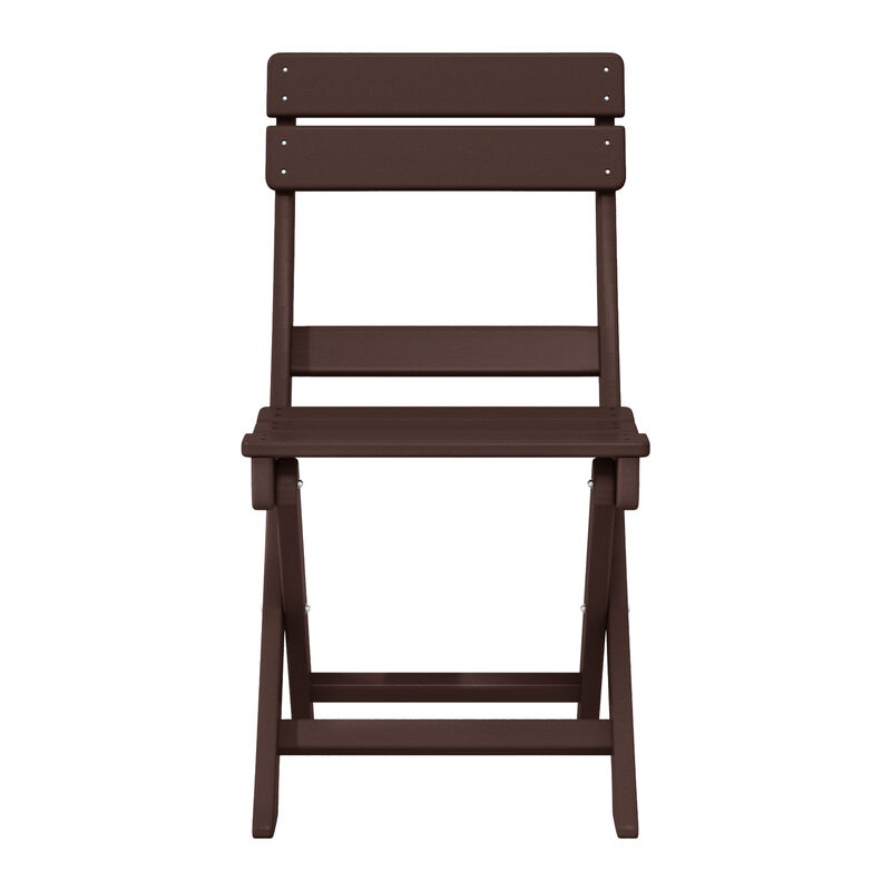 WestinTrends HDPE Outdoor Patio Modern Folding Dining Chair