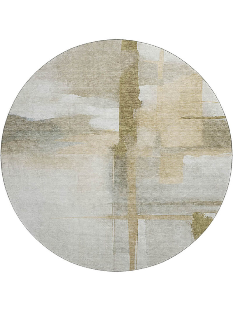 Ravenna RN9 Putty 8' Round Rug